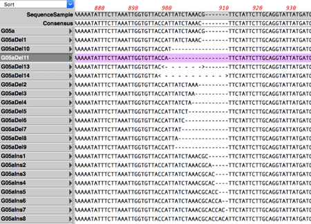 Analyzing CRISPR INDELS