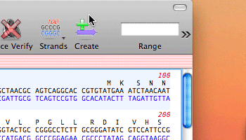macvector reverse sequence