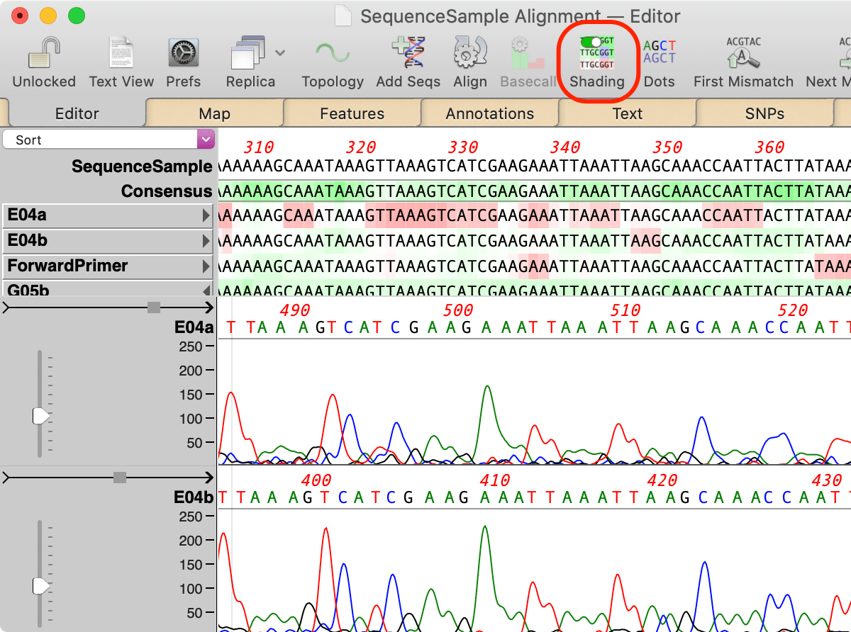 macvector reorder according to tree