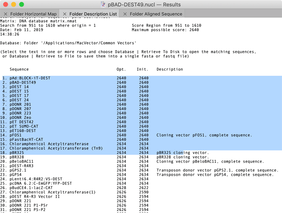 hjow to use align to reference in macvector