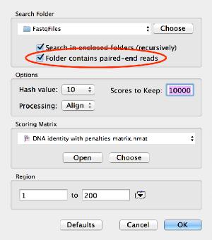 macvector aligning rnaseq reads