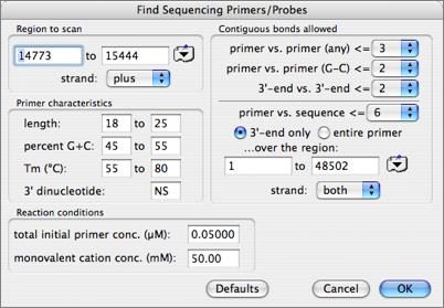 macvector reverse sequence