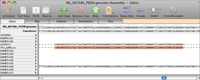 macvector aligning illumina reads to a reference sequence