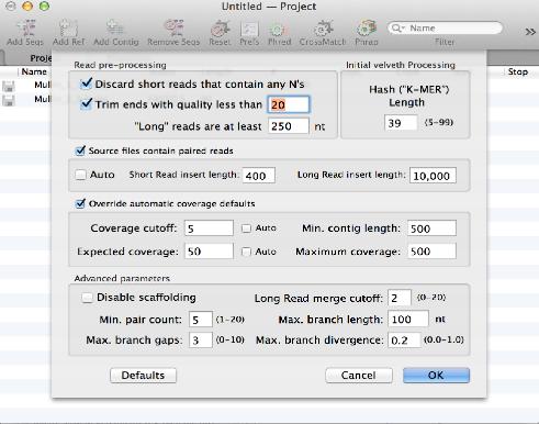 macvector use primer3