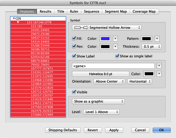 CFTR CDS segmentedhollowarrow