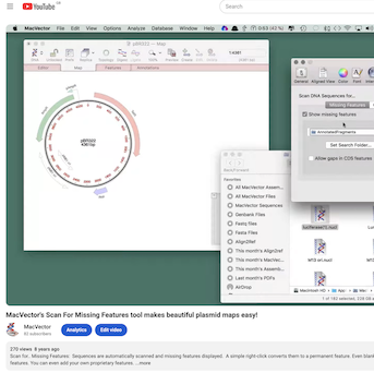 MacVector video tutorials on You Tube