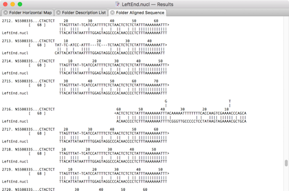 Which DNA Matrix to use in Align To Folder?