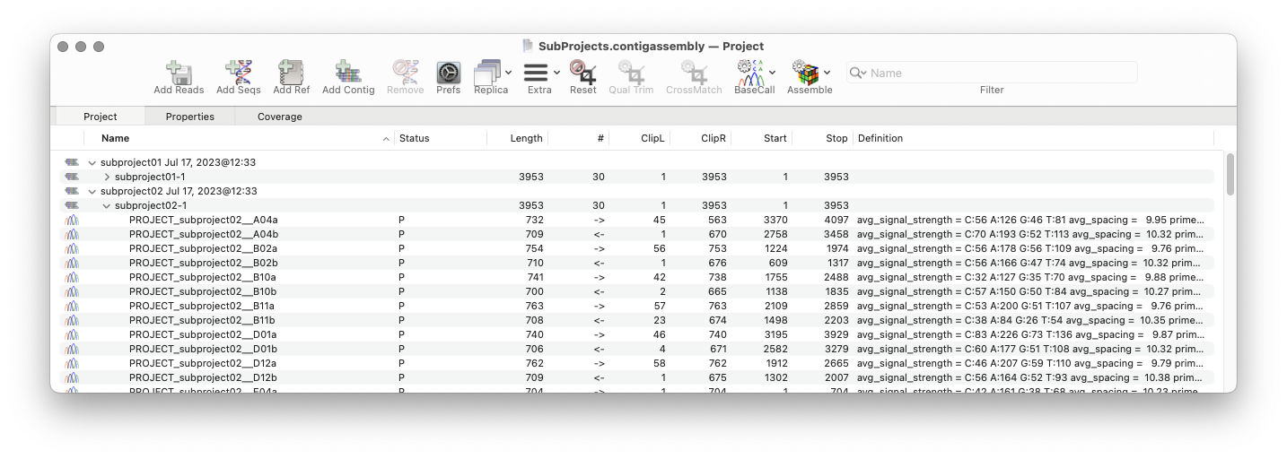 SubProjectsPostAssembly