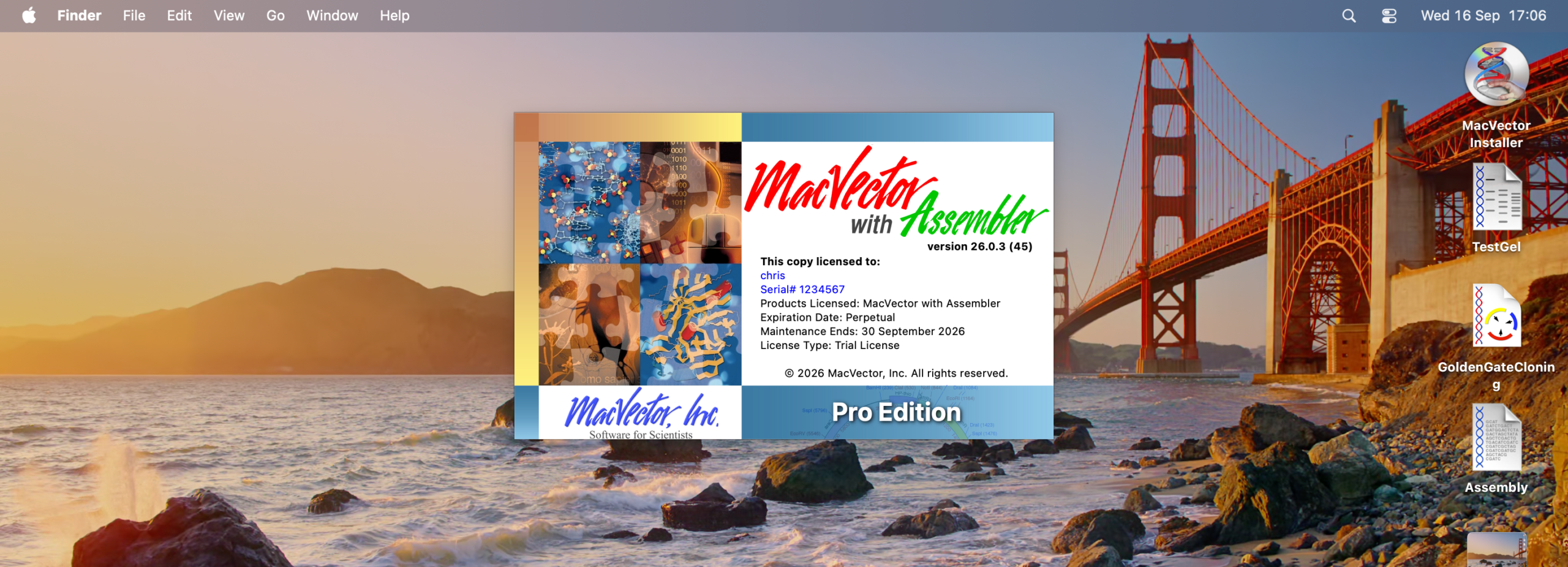 MacVector and macOS Golden Gate